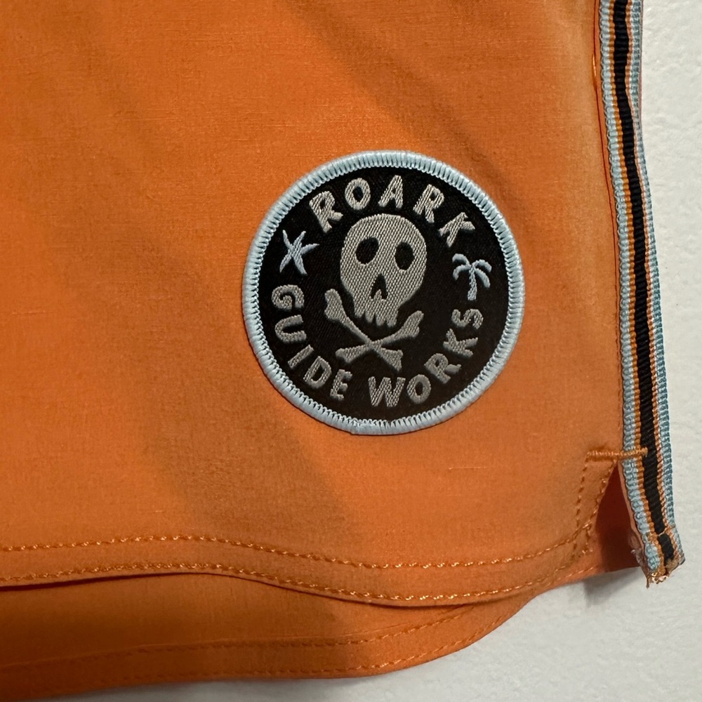 Roark Men's Bold Orange Board Shorts - Picture 3 of 5